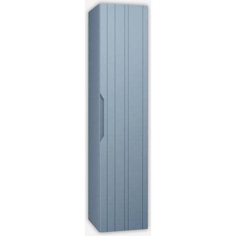 Solmira 160 Wandhängende Badezimmer-Kommode aus MDF, beidseitig nutzbar - Hellblau