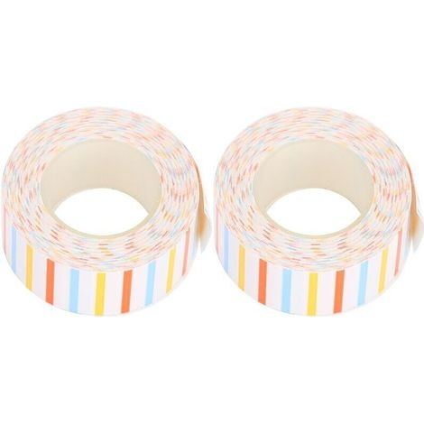 2 Rouleaux de Papier Thermique Adhésif Mignon pour Étiqueteuse KINGJIM/TEPRA LR5C - EQT009 (1/5)