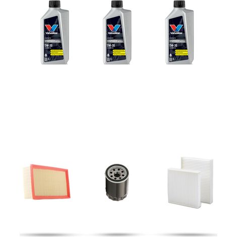 Kit tagliando 3 FILTRI e 3L OLIO compatibile con Peugeot 2008 1.2 e-THP 60kw Dal 2013 (1/5)