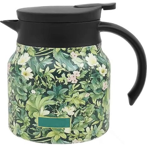 1000 ml isotherme inox théière avec poignée couvercle et removable infuseur pour maison teahouse et afternoon thé (1/5)