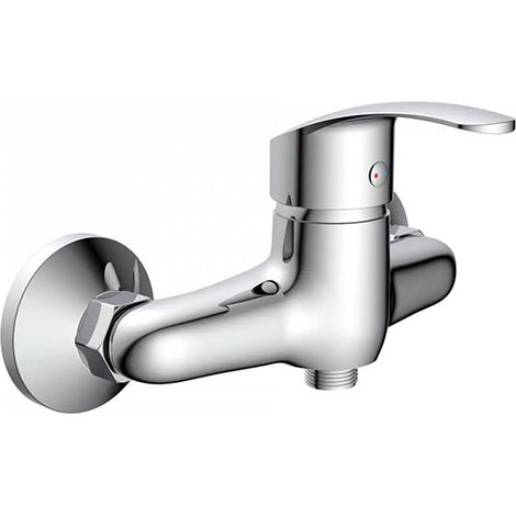 Mitigeur de douche chromé - Robinet monocommande - Système en castré - MIT/SIR/DOU/CRO (1/5)
