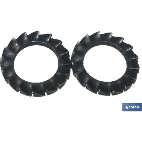 Rondelles éventail à dentures extérieures (1/3)