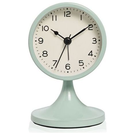 Retro-Klassischer Metall-Wecker, Geräuschloser, Nicht-Tickender Wecker mit Nachtlicht und Schlummerfunktion (1/5)
