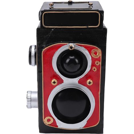 Retro Camera Ornament, Vintage Iron Art Camera Model, Unique Design Desktop Decoration, Ideal for Home Decor, Photography, Gift (1/5)