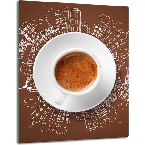 TABLERO DE MESA DE PANEL DE CRISTAL 40x52 CAFÉ (1/5)