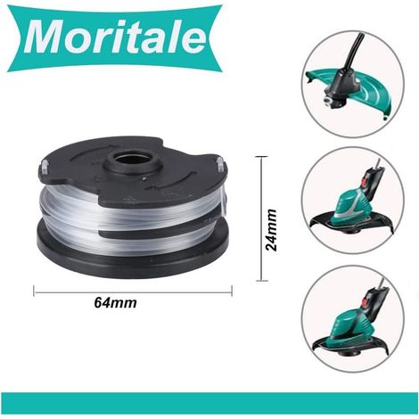 Nylonfadenspule für Parkside LIDL Akku PRTA 20-Li C3 A1B2 PRT 550 A1 A3 PRT 300 A1 Ersatzteile für Rasentrimmer (2 Stück) (1/4)
