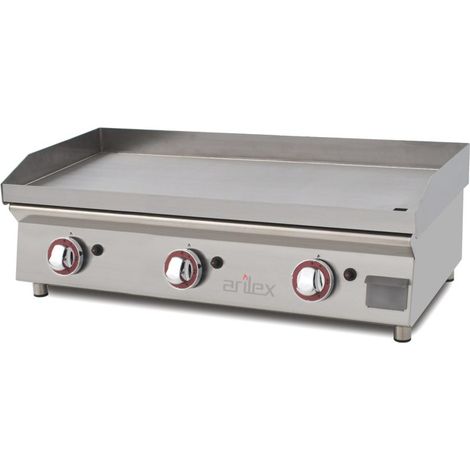 Plancha à Gaz en Acier Rectifié - Arilex