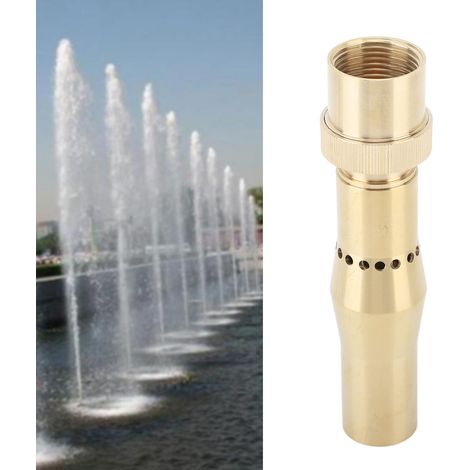 Tête d'arrosage multibranches tout cuivre, tête d'arrosage avec aération par mousse, tête d'arrosage pour aménagement paysager avec fontaine G1 (1/5)