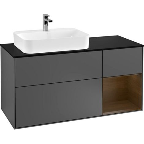 V&B Waschtischunterschrank Finion 120cm, Pl b m, Rg re wal ven, Anthrac. m (1/2)
