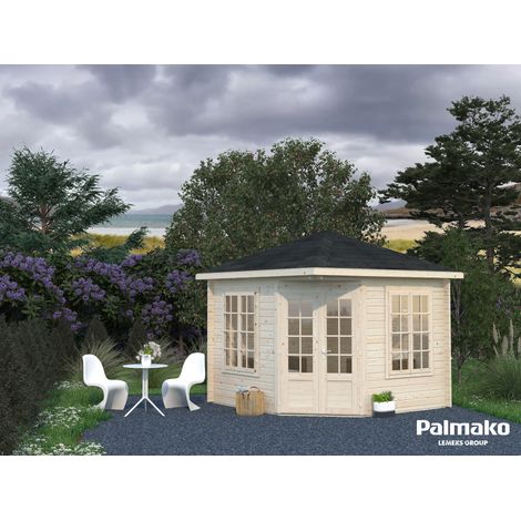 Abri de jardin en bois Melanie 7,0 m2 Naturel (1/4)
