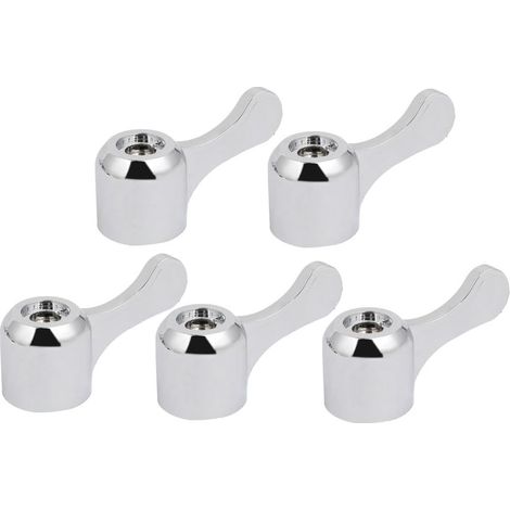 Wasserhahn Anwendungen zin-k Legierung Universal Fit Griff Adapter Silver Ton 5pcs (fc0ed22915b1eaf4 (1/4)
