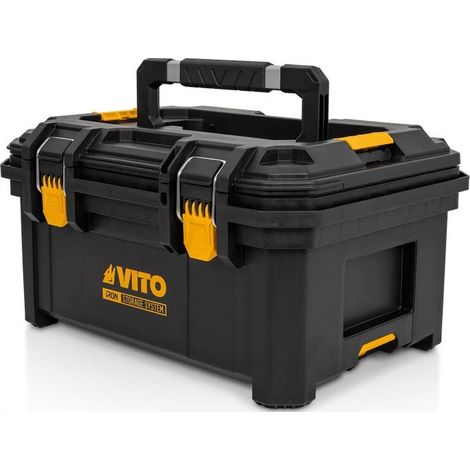 Boîte à Outils Modulaire Dim 41 x 57 x 30 cm Charge 45Kg Mallette portable Capacité 39Litres VITO (1/5)