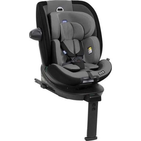 Siege-auto - CHICCO - EVERONE - Groupe 0/1/2/3 - I-Size - Pivotant - Inclinable - Réducteur - Grey Black