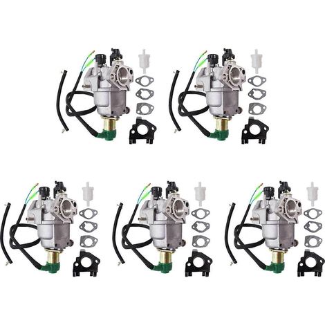 5 carburateurs pour moteur Honda GX340 GX390 188F 11 CV 13 CV - Pièces détachées pour générateur (1/5)