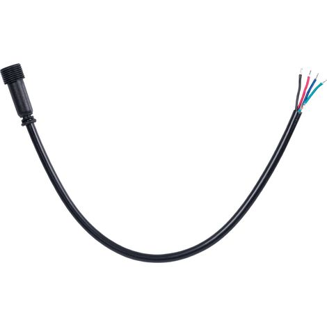 Conector Estanco Hembra Para Balizas RGB - 4 Pines - 20 Cm