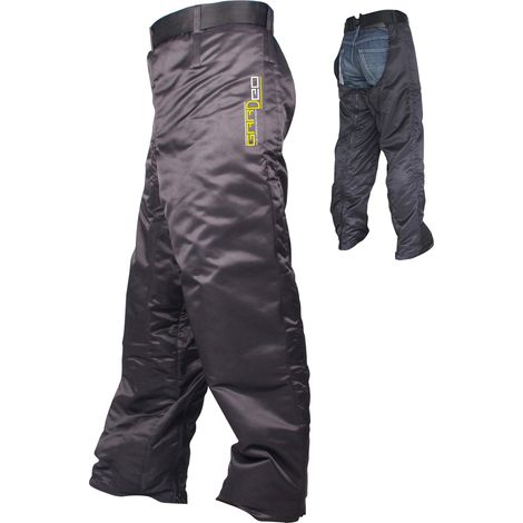 Gardeo Pro – Chaps de protection 9 couches anti-coupures – Taille unique – Norme EN381-5 pour tronçonneuses – Protection optimale pour utilisateurs occasionnels