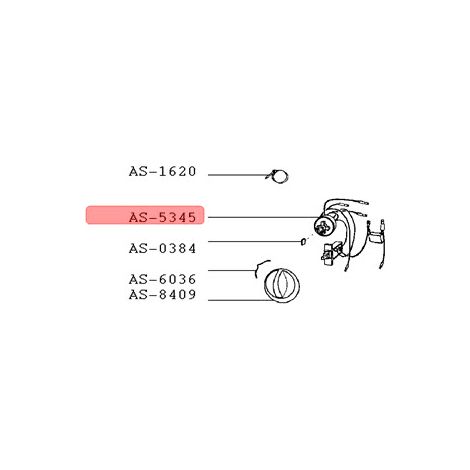 INTERRUPTEUR COMMANDE COTATEUR POUR PETIT ELECTROMENAGER SEB - AS-5345