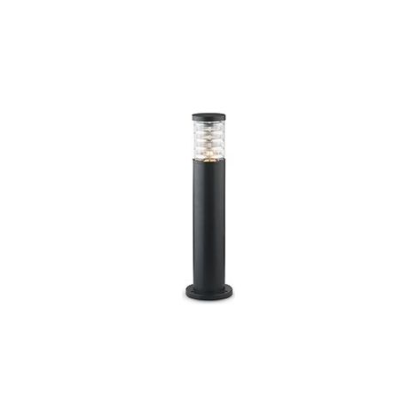 Ideal Lux Tronco - 1 leichter Außenpollerpoller schwarz IP44, E27
