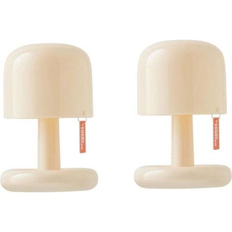 Mini Lampe de Bureau, lot de 2 Veilleuse au Coucher du Soleil, Chargement USB, Veilleuse LED de Style Champignon, Décoration D'Intérieur pour Bar à Café, Chambre à Coucher