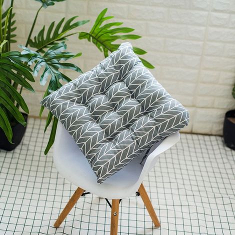Coussin De Siege - 400 X 400 X 50 Mm - Pour Jardin Extérieur Terrasse Maison Cuisine Bureau Canapé Chaise - Multicolore - 1 Pièce (1/3)