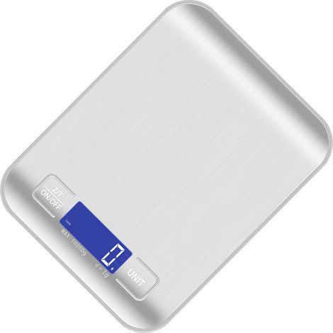 Balance de cuisine numérique mini 10 kg en acier inoxydable haute précision pour la pâtisserie et la cuisine-AquaForge (1/5)