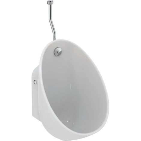 Pack urinoir - PORCHER - 290x315x550mm - Finition blanc brillant - Sans bonde