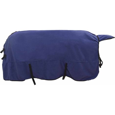 Horse Blanket Navy Blue 165 cm Polyester vidaXL