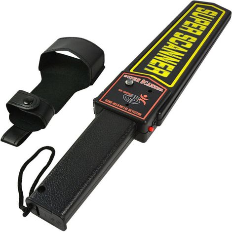 Rilevatore di metalli manuale professionale, rilevatore di metalli a LED, scanner portatile (1/3)