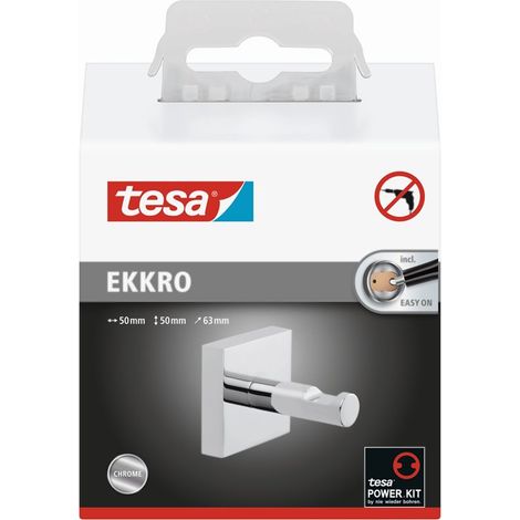 tesa 40236-00000-00 gancho mural cromo brillante