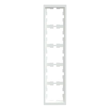 MERTEN MEG40506535 LIFE CADRE EN D, 5 COMPARTIMENT, LOTUS WEIÃ &  X178, MEG4050-6535