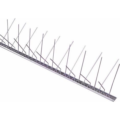 DISSUASORE PICCIONI 100CM 80 SPILLI BASE INOX RIGIDO (1/2)