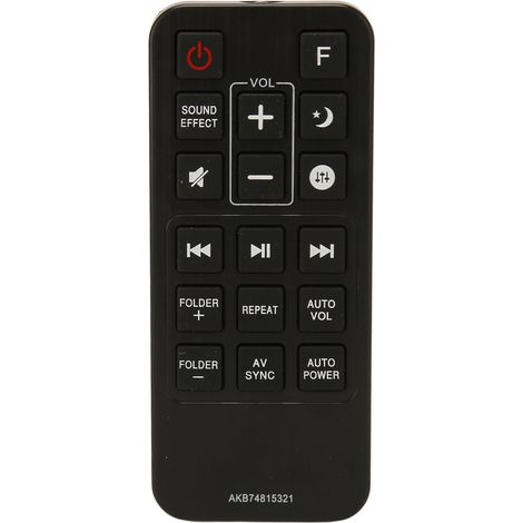 Ersatzfernbedienung für Soundbar, kompatibel mit den Modellen SPJ4B, SH5B, SJ5Y, SPJ5B, SJ4Y, SH5, SJ5. (1/5)