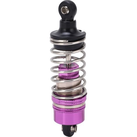 Amortisseur arrière violet pour WLtoys 104072-2105, alliage d'aluminium résistant à l'usure, pièce de rechange RC. (1/5)
