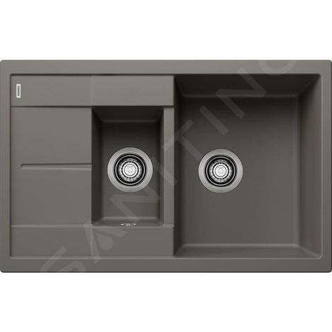 Evier Blanco Metra 6S Compact Silgranit - GRIS VOLCAN - Vidage : Automatique (1/2)