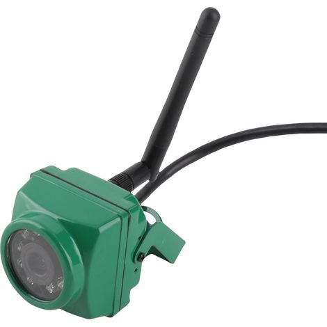 Caméra de surveillance d'oiseaux sans fil verte avec détection de mouvement et application de contrôle - 10 LED (1/5)