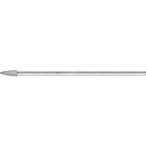PFERD TOOLS Hartmetall Frässtift Rundbogen RBF Ø 08x20mm Schaft-Ø 6x150mm Z3P universal mittel kreuzverzahnt (1/3)