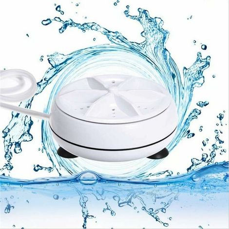 Machine à laver portable à ultrasons avec alimentation USB pour le camping et le voyage 1510.56 Mini-A 10W