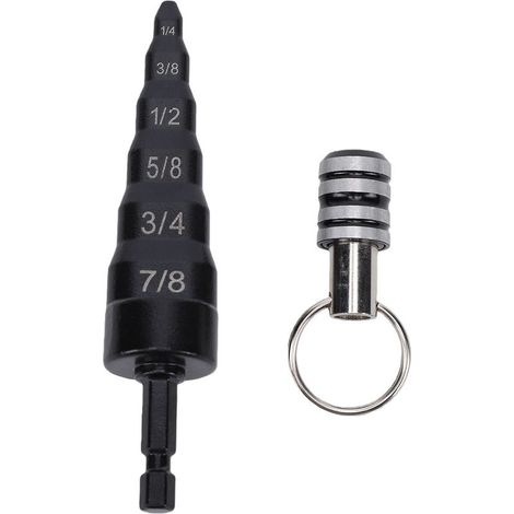 Outil de sertissage en cuivre 6 en 1, extenseur de tubes CVC avec jeu de forets, mousqueton de 5cm pour 1/4 3/8 1/2 5/8 3/4 7/8, réparation de tubes AC. (1/5)