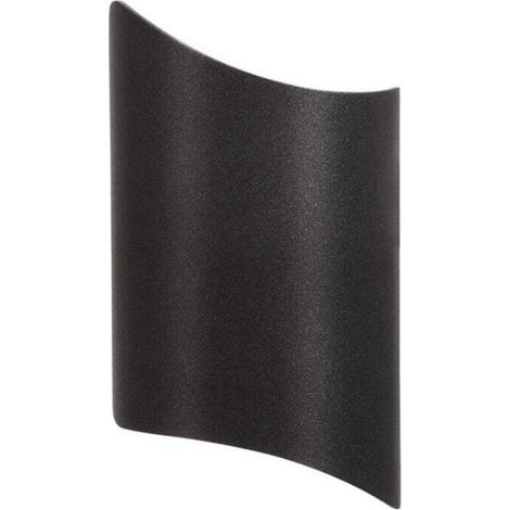 10W Wasserdichte Moderne LED-Wandleuchte Up Down Wandlampe Aluminum LED-Wandfluter Innen Außen für Badezimmer Treppe Wohnzimmer Schlafzimmer Flur Veranda, Black 3000K (1/4)