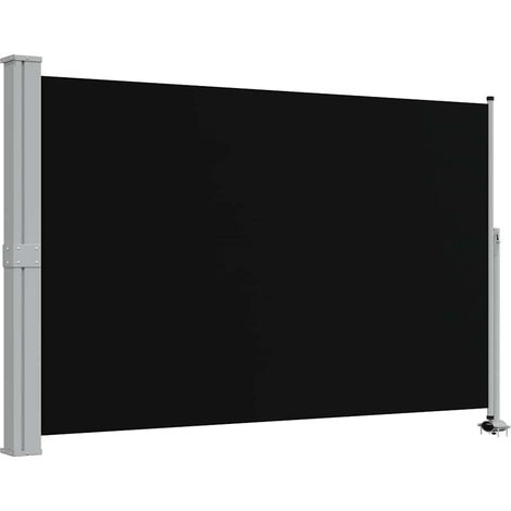Maison Exclusive - Ausziehbare Seitenmarkise 160x300 cm Schwarz (1/5)