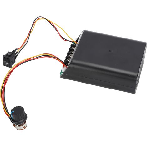 Contrôleur de vitesse pour moteur CC avec commande de rotation avant et arrière et protection contre le blocage 10-55 V 40 A EW87 (1/5)