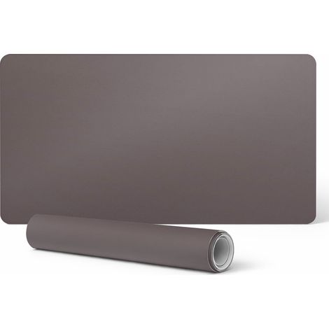 Alfombrilla protectora antideslizante para escritorio con estampado, color marr贸n, 90x45 cm. (1/5)