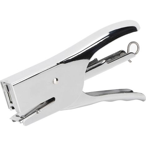 Pince Agrafeuse Métallique - Puissance de Pénétration Élevée - Pour Agrafage Stable sur Métal et Bois - 1 Pièce