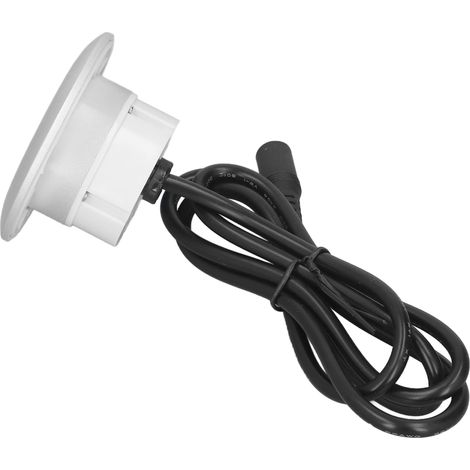 QC3.0 Schnellladestation, rundes versenktes Handy-Ladegerät, 12-30V 30W, Silber, für Zuhause und Büro. (1/5)