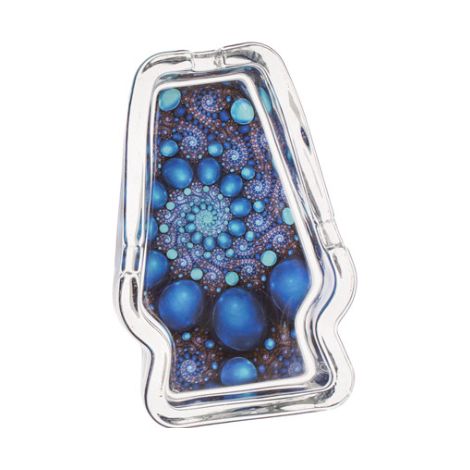 Cenicero de cristal con diseño espacial - Brilla en la oscuridad (1/2)