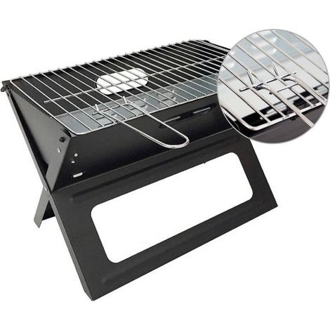 Barbeque Esterno A Carbonella Griglia Estate Campeggio In Acciaio Mod Louisville (1/2)