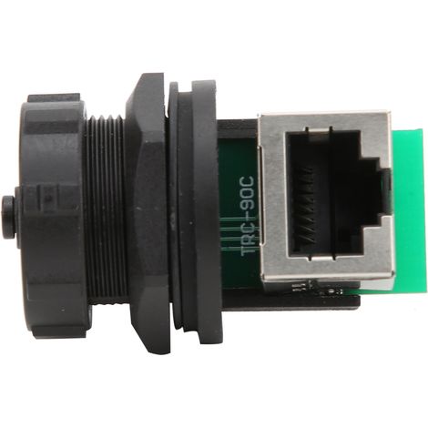 Adaptateur RJ45 RJ45-90 °, 2 pièces, carte postale, Double prise, coupleur Ethernet étanche pour l'extérieur