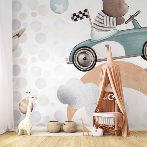 Papier peint artgeist ours peluche coloré 300x210 cm (1/5)