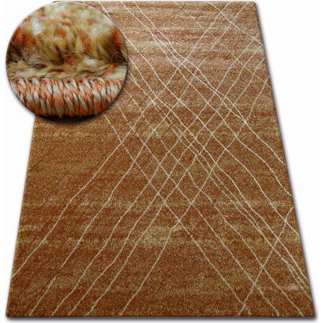 Tapis SHADOW 9367 rouillé / doré brown 140x190 cm