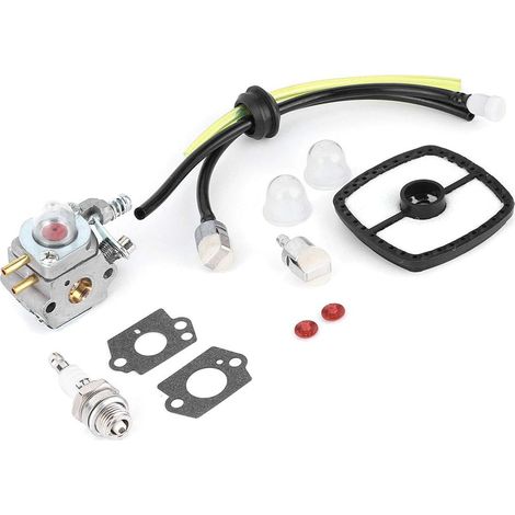 1 - Kit Carburateur - Aluminium - Remplacement Pièce Usée - Pour Taille-haie Echo HC1500 - Résistant Corrosion - Argent